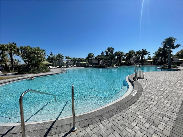 community pool featuring a patio