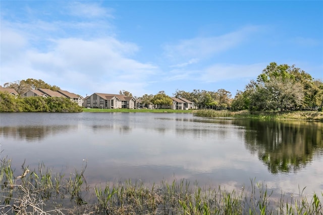 water view featuring a residential view