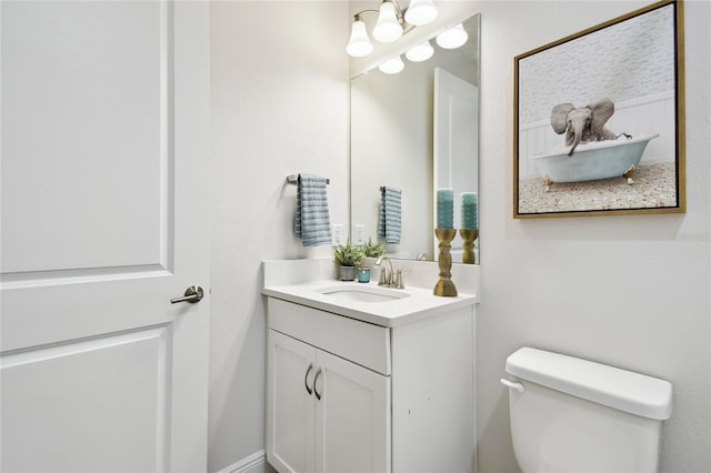 8766 Shadyside Ln, Land O Lakes, FL 34637 - bathroom with vanity and toilet