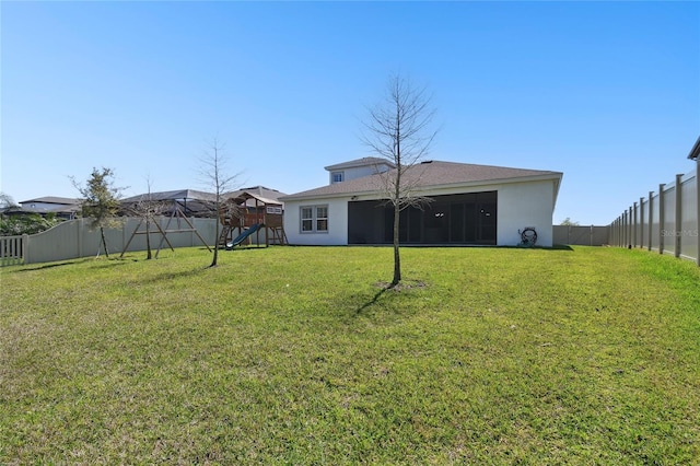 8766 Shadyside Ln, Land O Lakes, FL 34637 - view of yard featuring a playground