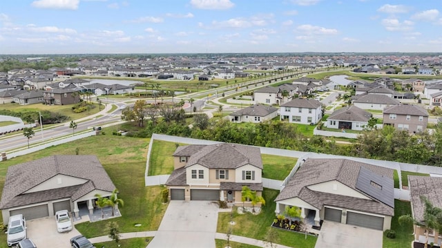 bird's eye view featuring a residential view