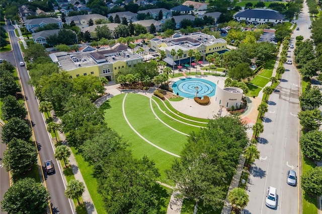 drone / aerial view featuring a residential view