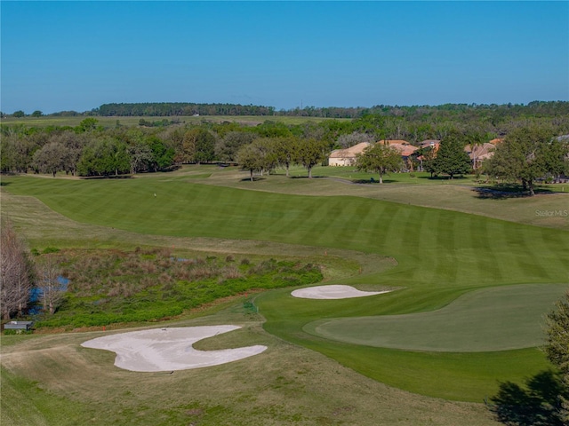 view of community featuring golf course view