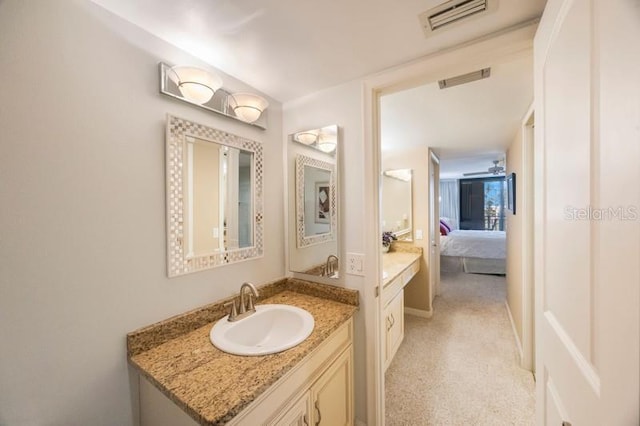 5700 Escondida Blvd S Unit 506, Saint Petersburg, FL 33715 - bathroom with ensuite bath, visible vents, and vanity