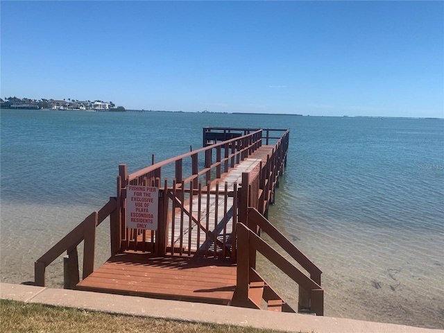 5700 Escondida Blvd S Unit 506, Saint Petersburg, FL 33715 - view of dock with a water view
