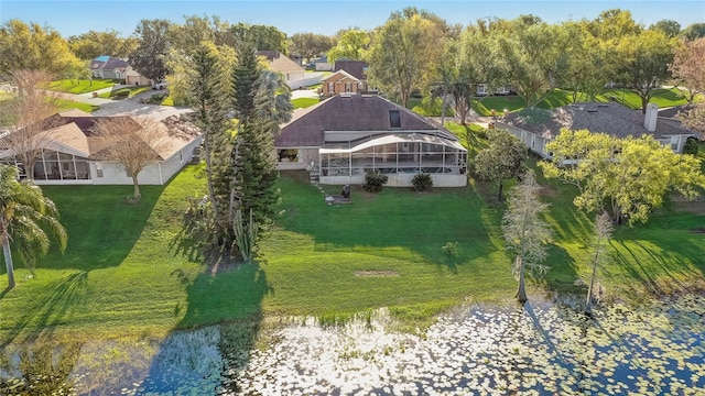 bird's eye view featuring a residential view