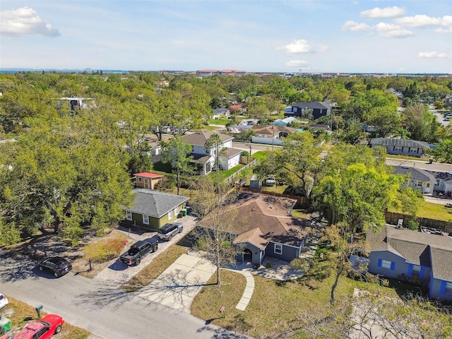 drone / aerial view featuring a residential view