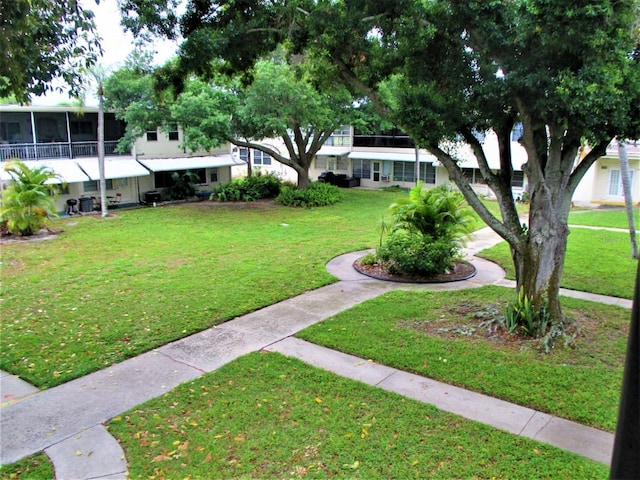 surrounding community featuring a yard