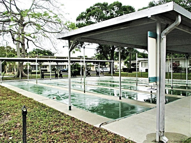 surrounding community featuring shuffleboard