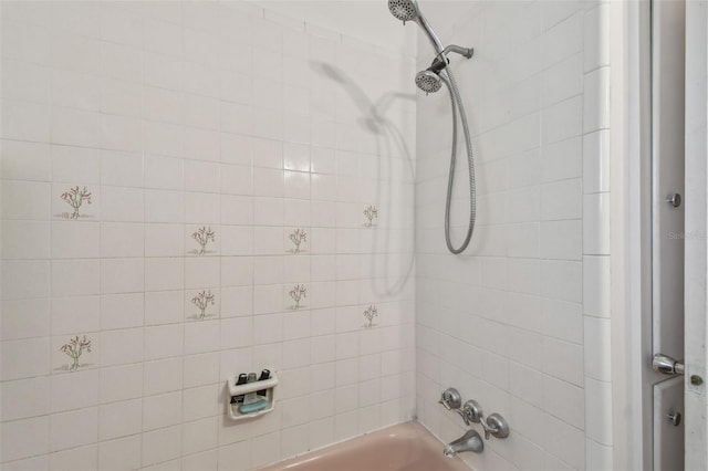 full bathroom featuring  shower combination