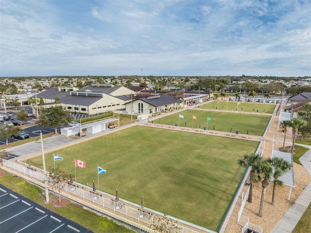 bird's eye view featuring a residential view