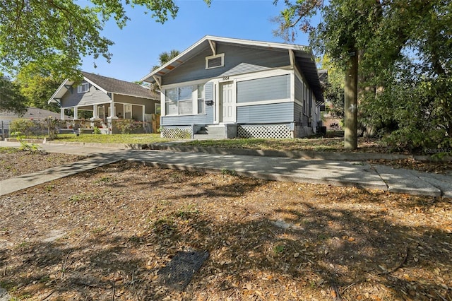 view of front of home with entry steps