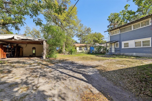 view of yard