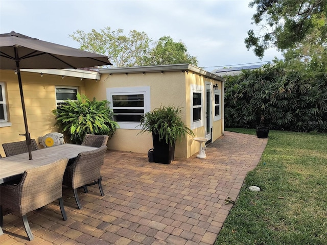 view of patio / terrace with outdoor dining space