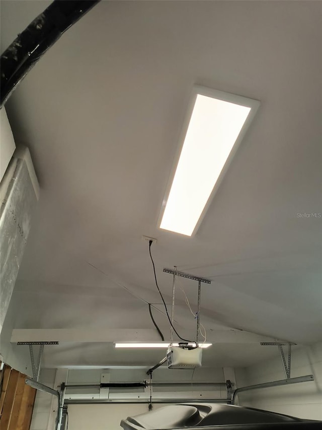 details with a garage door opener