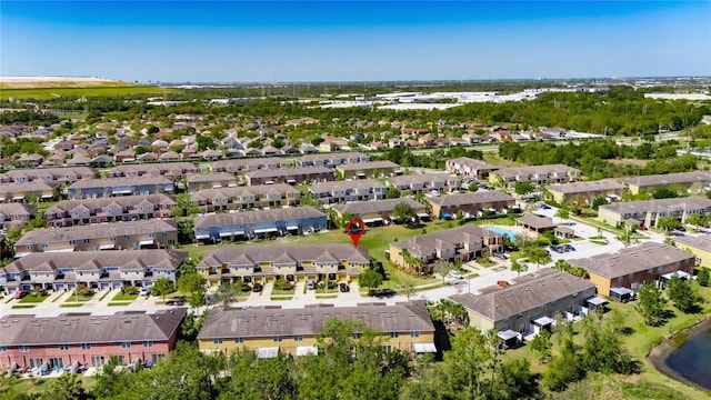 drone / aerial view featuring a residential view