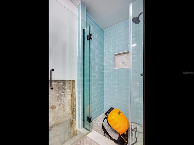 full bath with a stall shower