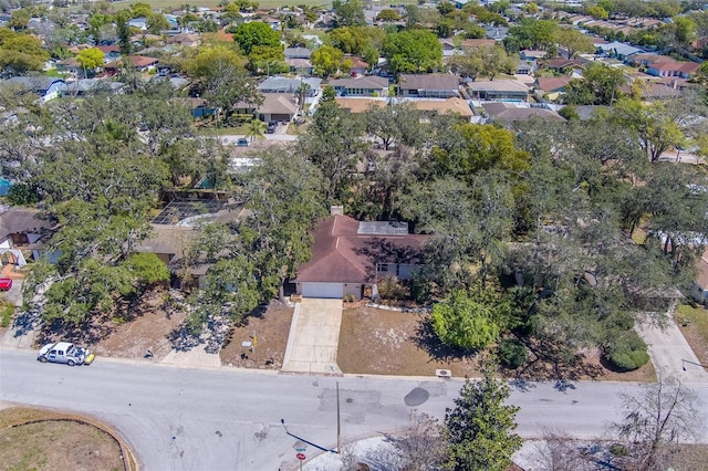 birds eye view of property featuring a residential view