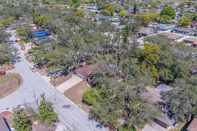 aerial view featuring a residential view