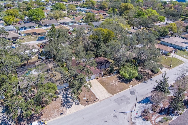 drone / aerial view featuring a residential view