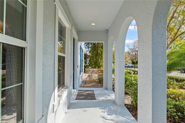 view of patio / terrace featuring a porch