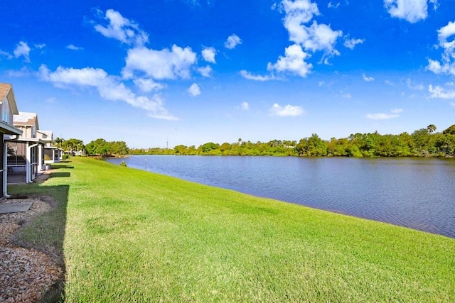 view of water feature