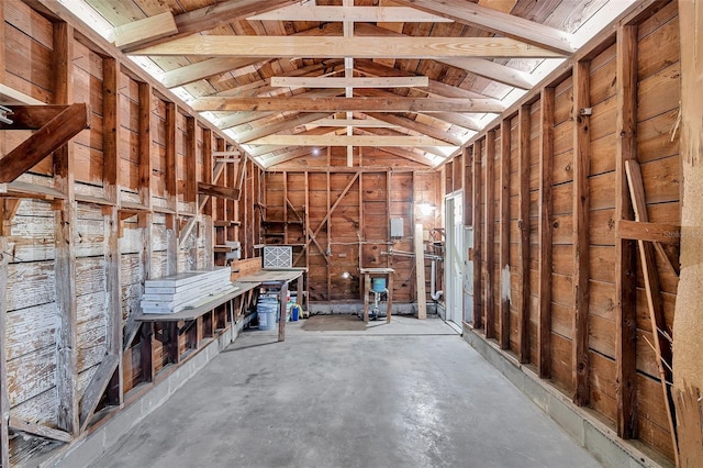 view of storage room