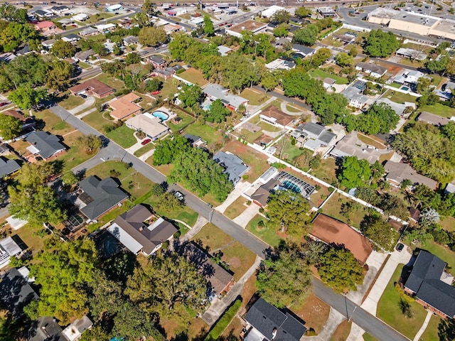 drone / aerial view featuring a residential view