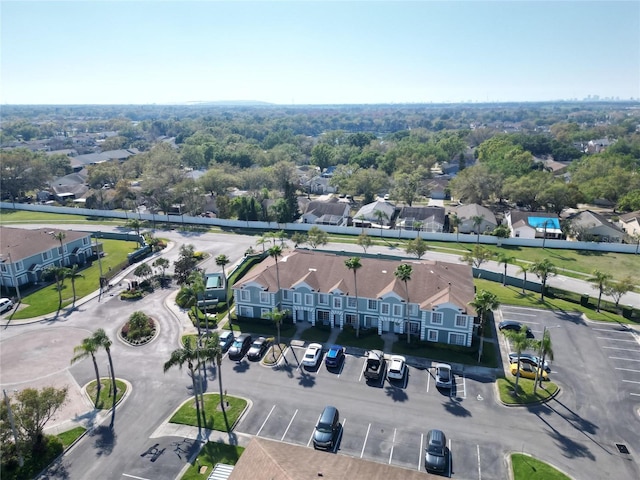 drone / aerial view featuring a residential view