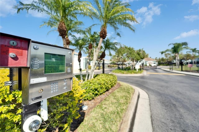 exterior details with fence