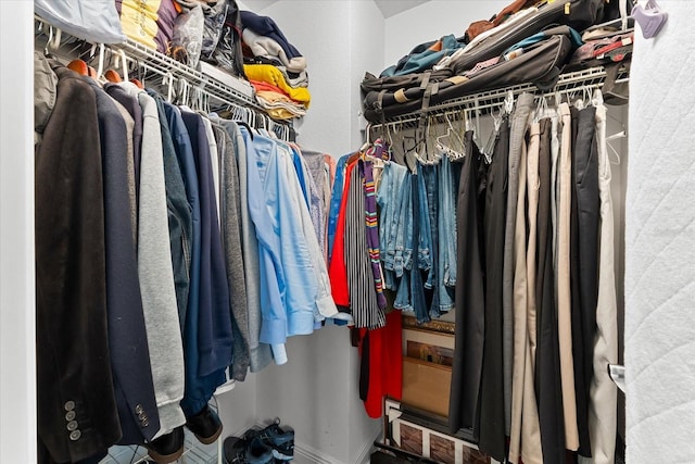 view of spacious closet