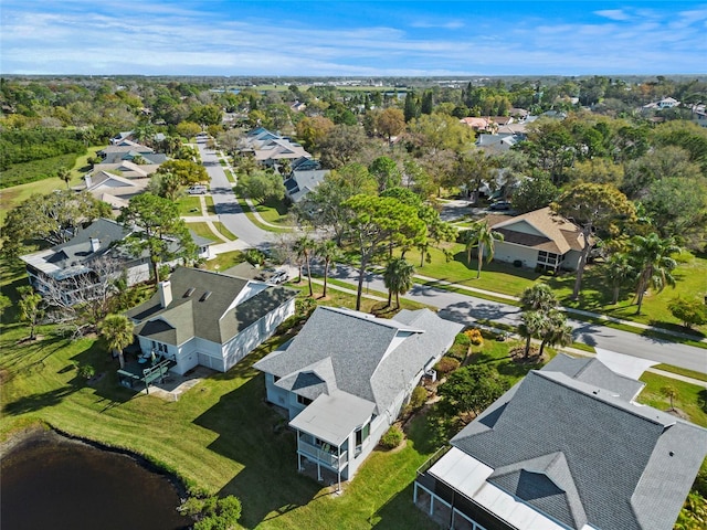 bird's eye view featuring a residential view