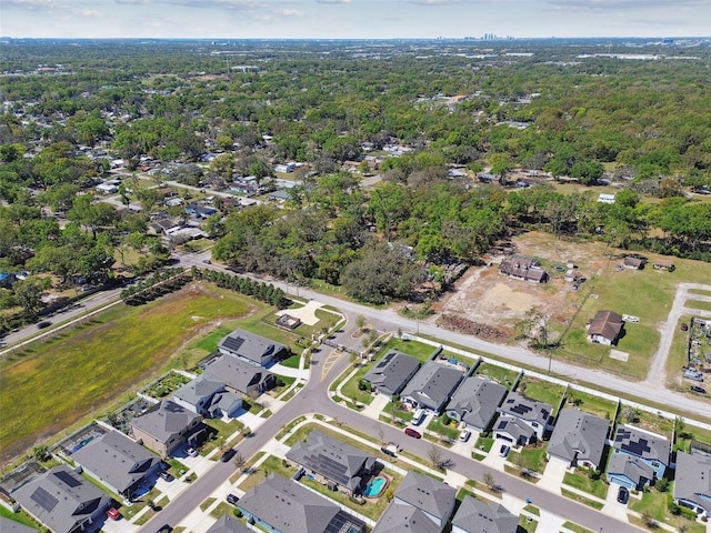 aerial view featuring a residential view