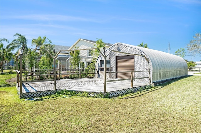 view of outbuilding