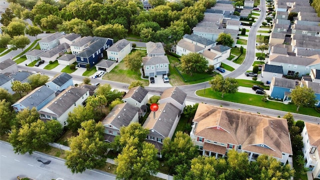 drone / aerial view featuring a residential view