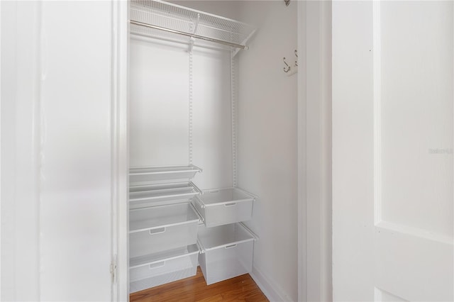 view of closet