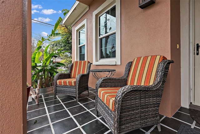 balcony with a porch