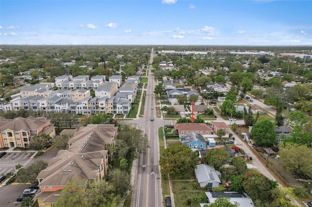 bird's eye view featuring a residential view