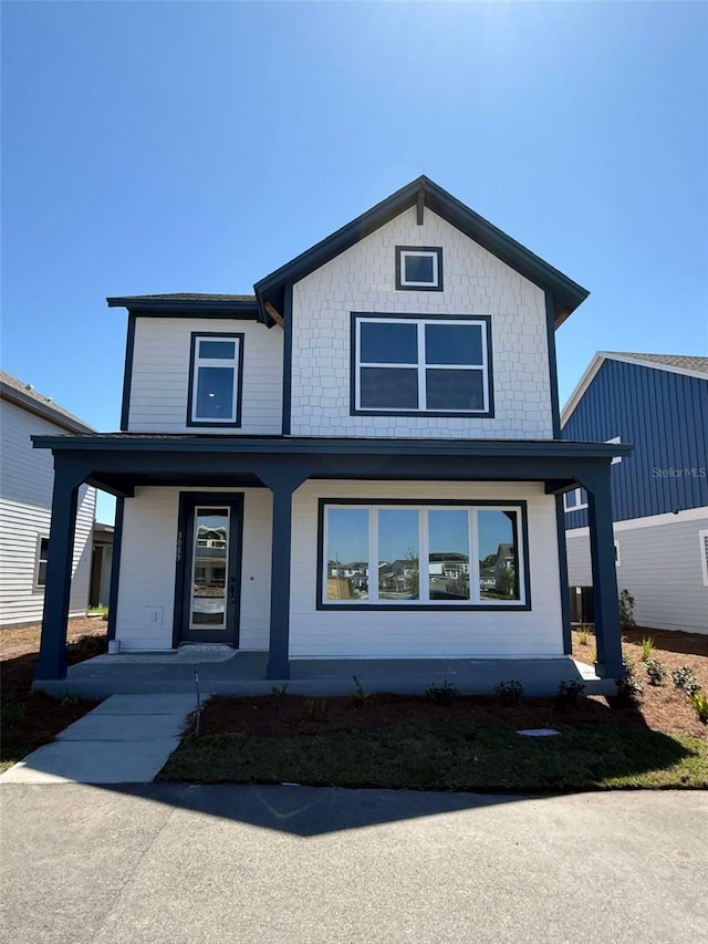 view of front of house featuring a porch