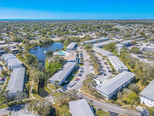 8325 112th St Unit 202, Seminole, FL 33772 - drone / aerial view with a water view