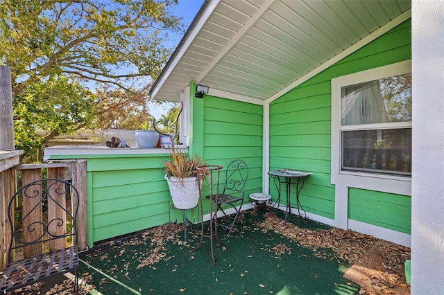 view of patio / terrace with fence