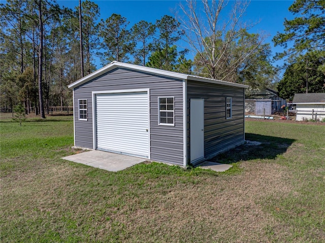 view of outbuilding featuring an outbuilding