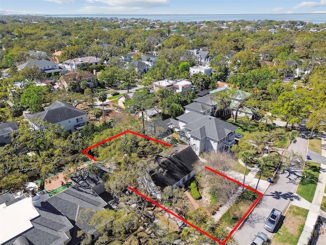 birds eye view of property featuring a residential view