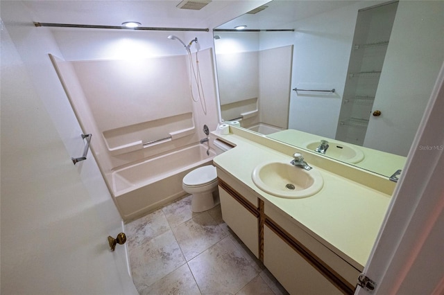6125 113th St Unit 505, Seminole, FL 33772 - full bathroom with shower / bath combination, vanity, and tile patterned flooring