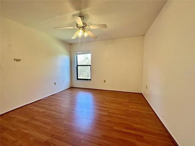 6125 113th St Unit 505, Seminole, FL 33772 - spare room with wood finished floors and a ceiling fan