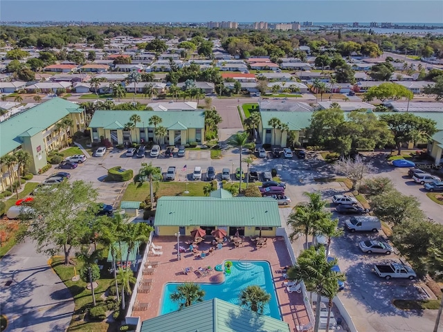 6125 113th St Unit 505, Seminole, FL 33772 - drone / aerial view of a pool area