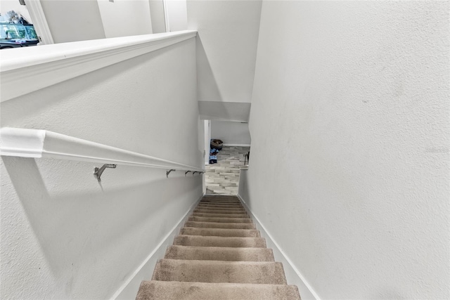 2612 E 26th Ave, Tampa, FL 33605 - staircase featuring baseboards