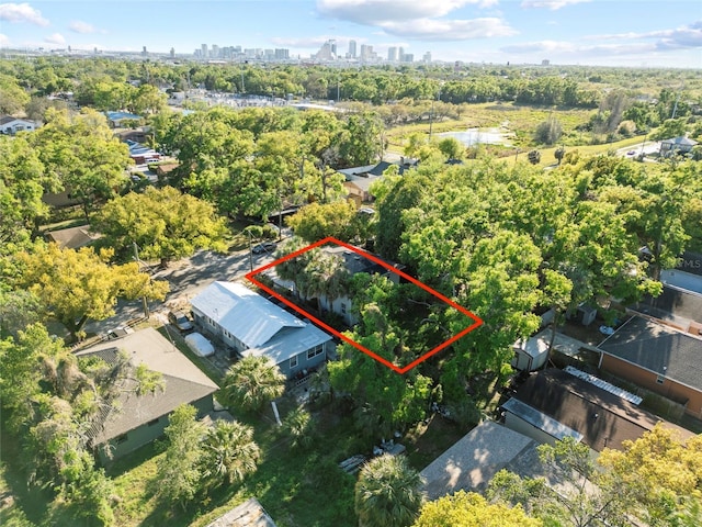 2612 E 26th Ave, Tampa, FL 33605 - bird's eye view featuring a city view