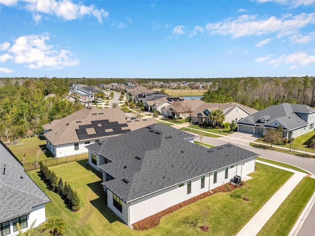 bird's eye view featuring a residential view