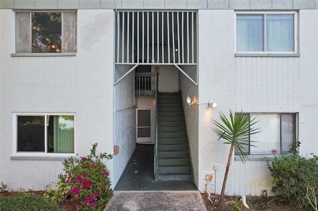 view of property with stairs